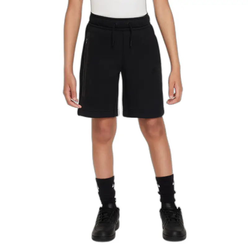Pantaloncini per bambini Nike Tech Fleece Noir