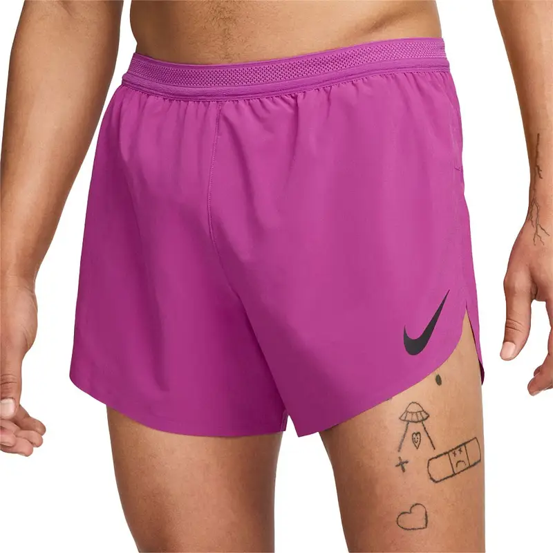 Pantaloncini Running Aeroswift 4" Hot Fucsia Nero Uomo L