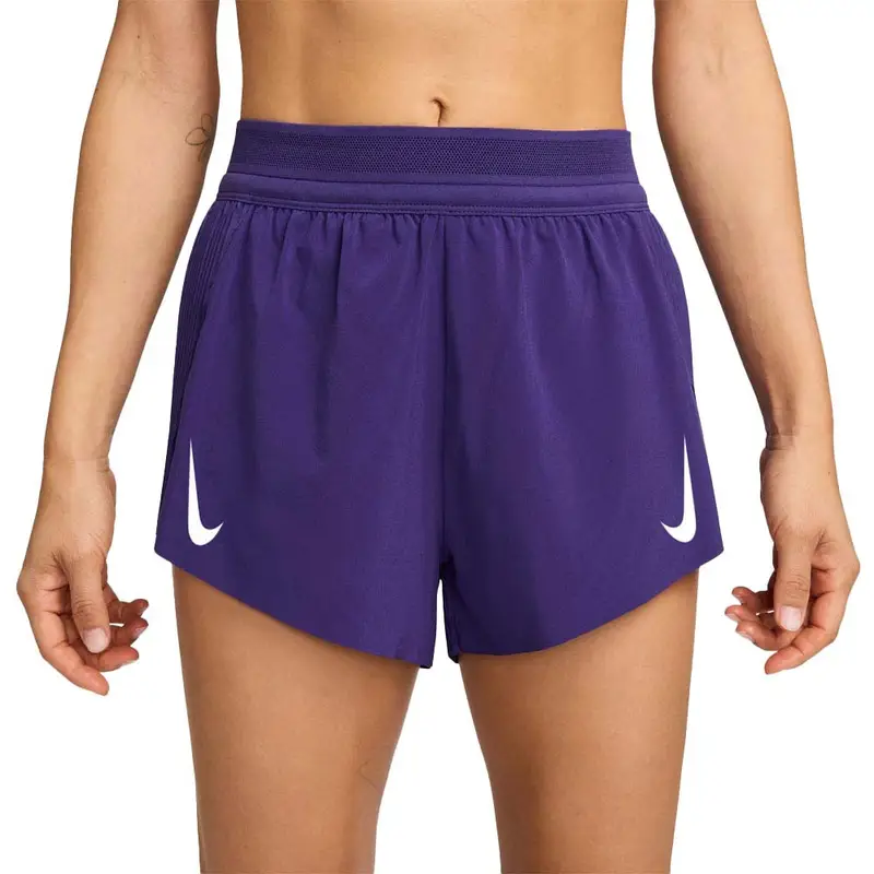 Pantaloncini Running Aeroswift Court Purple Bianco Donna L
