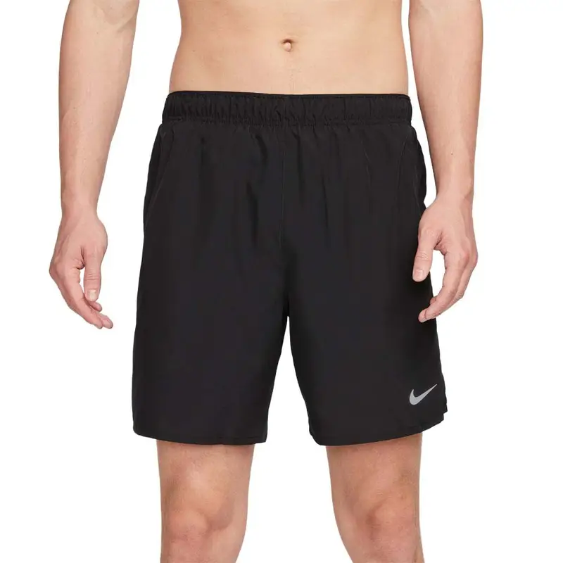 Pantaloncini Running Df Challenger 7" Nero Argento Uomo S