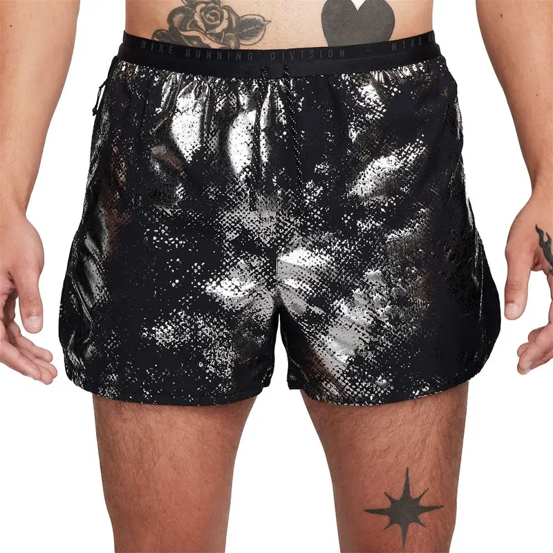 Pantaloncini Running Div 4" Brief Lined Nero Nero Uomo M