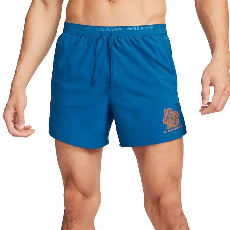 Pantaloncini Running Energy Stride Brs Court Blue Safety Arancio Uomo L