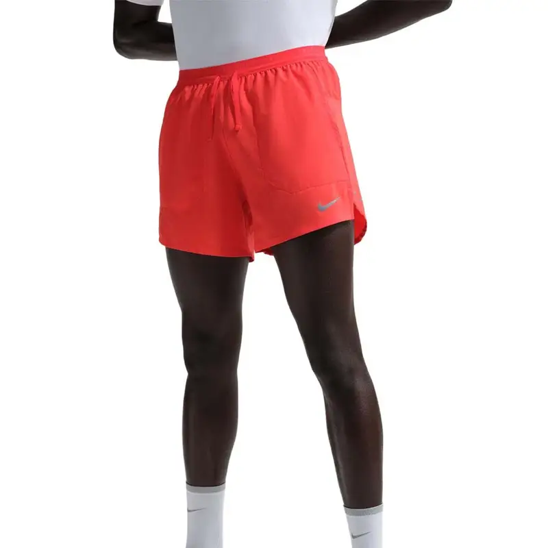 Pantaloncini Running Stride 5" Lt Crimson Argento Uomo L