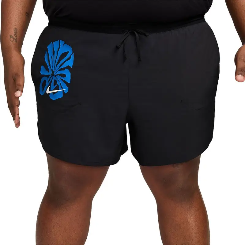 Pantaloncini Running Stride Energy Nero Blu Uomo XL