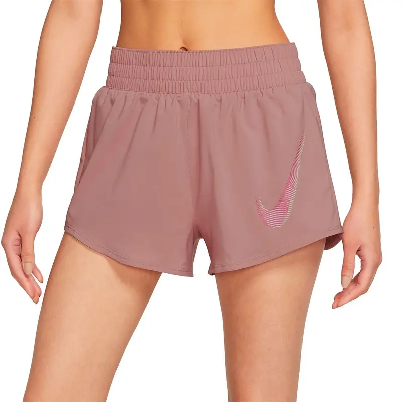 Pantaloncini Running Swoosh Hbr Rosso Stardust Fierce Rosa Donna M