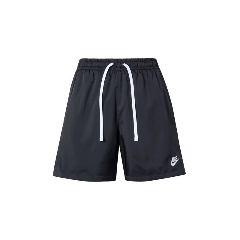 Pantaloncini Sportivi da Allenamento Nike con Logo Ricamato Tessuti Uomo Fondo Nero AR2383-010 S