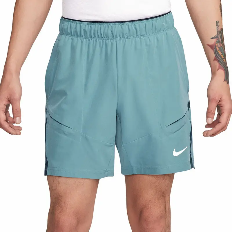 Pantaloncini Tennis Court Advantage Denim Azzurro Uomo L