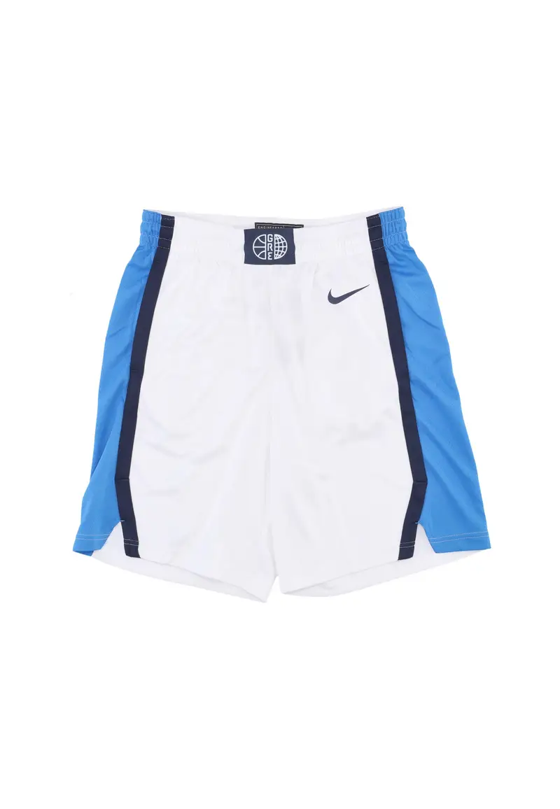 Pantaloncino Basket Uomo Limited Home Short Team Greece White/lt Photo Blue