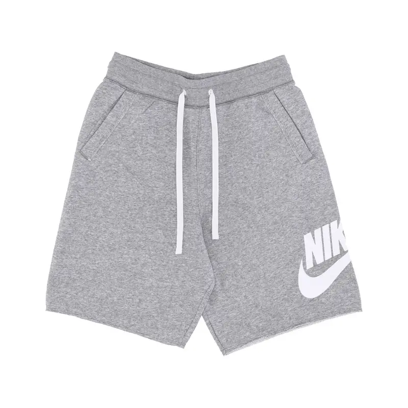 Pantalone Corto Tuta Uomo Club Alumni Hbr Ft Short Dk Grey Heather/white/white