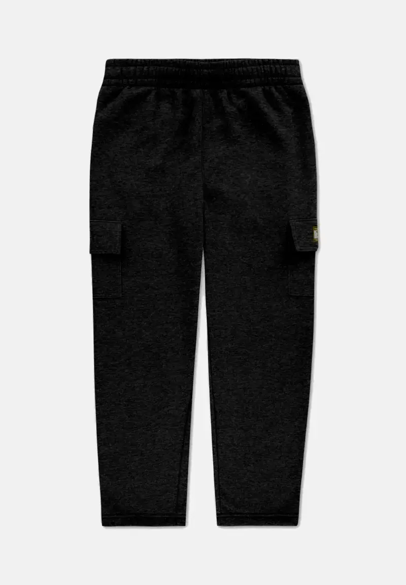 Pantalone FLEECE CARGO nero da bambino