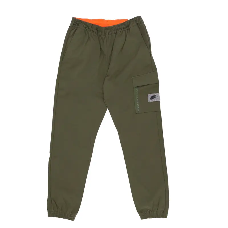 Pantalone Lungo Uomo Sportswear Spu Woven Pant Rough Green/safety Orange/black
