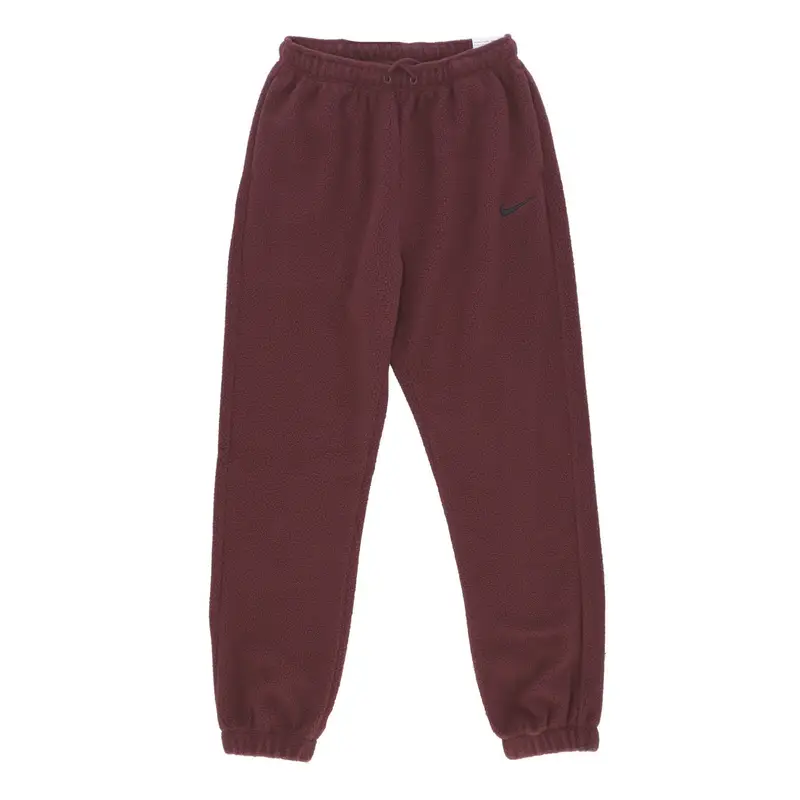 Pantalone Tuta Donna Sportswear Plush Jogger Burgundy Crush/black