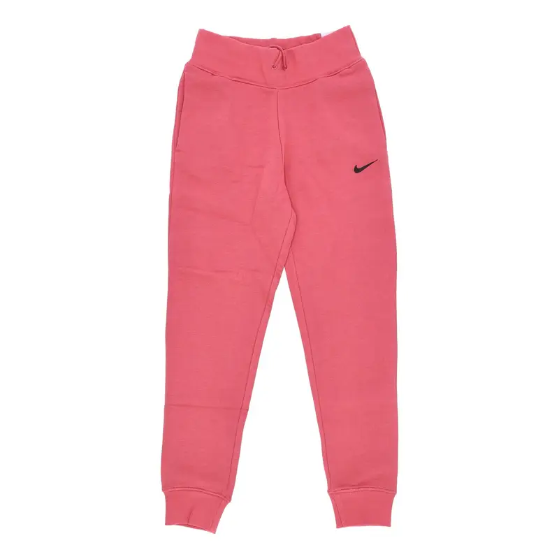 Pantalone Tuta Felpato Donna Sportswear High-waisted Fleece Joggers Adobe/black