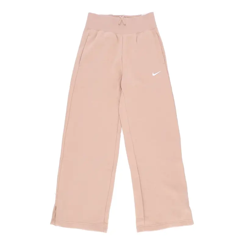 Pantalone Tuta Felpato Donna W Sportswear Phoenix Fleece Wide-leg Pant Hemp/sail