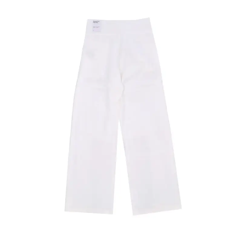 Pantalone Tuta Felpato Donna W Sportswear Phoenix Fleece Wide-leg Pant Sail/black