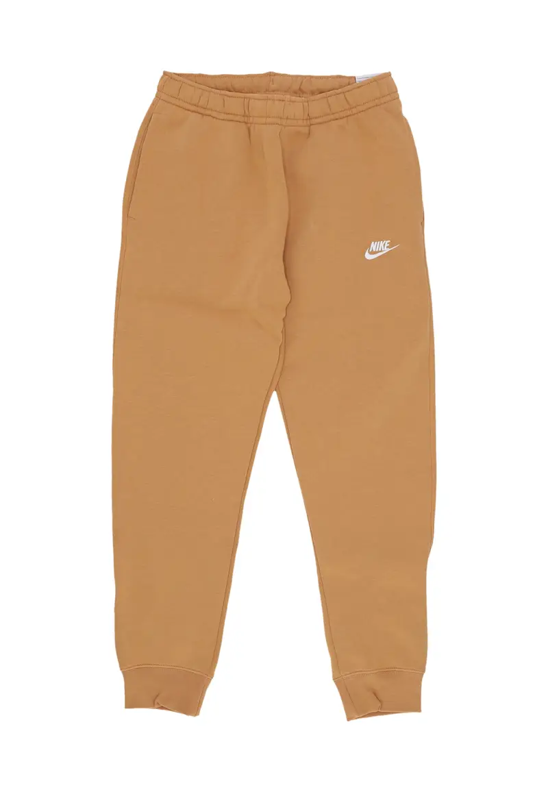 Pantalone Tuta Felpato Uomo Club Jogger Bb Flax/flax/white