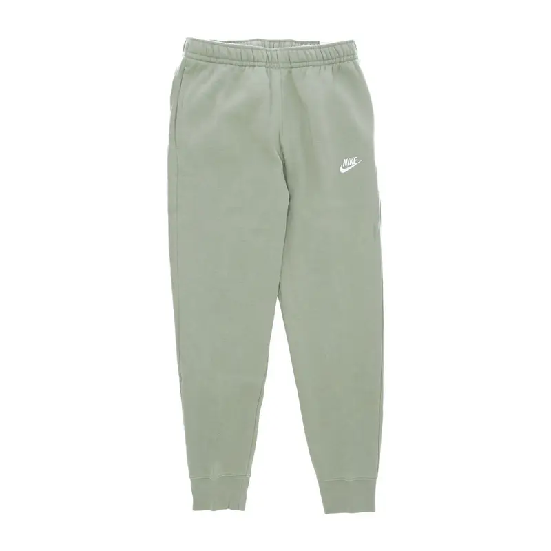 Pantalone Tuta Felpato Uomo Club Jogger Bb Oil Green/oil Green/white