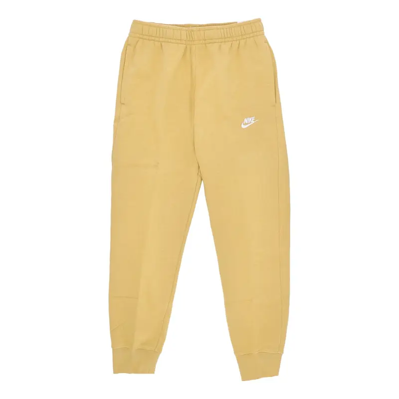 Pantalone Tuta Felpato Uomo Club Jogger Bb Wheat Gold/wheat Gold/white