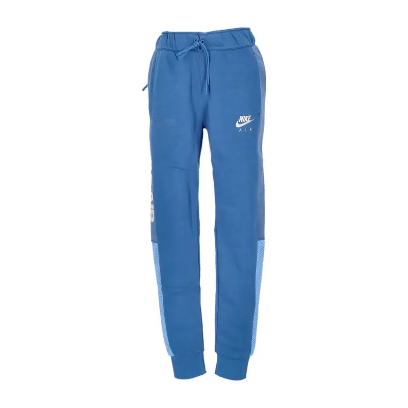 Pantalone Tuta Felpato Uomo Sportswear Air Brushed-black Fleece Joggers Dk Marina Blue/light Bone