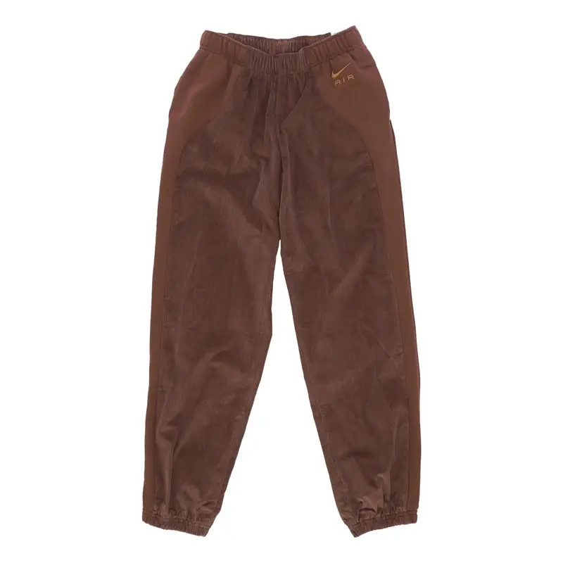 Pantalone Tuta Leggero Donna Sportswear Air High-waisted Corduroy Fleece Pants Cacao Wow/ale Brown