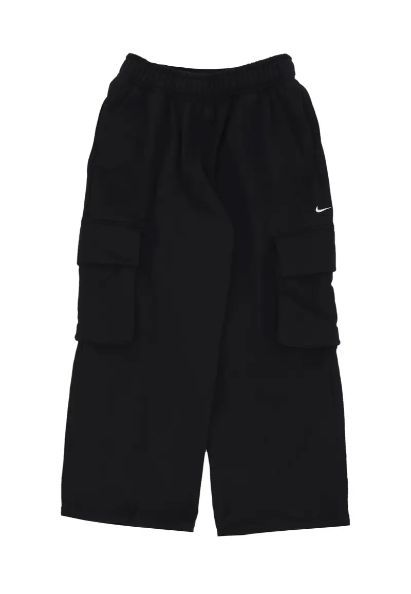 Nike Pantaloni Tuta Leggero Donna in Cotone Nero