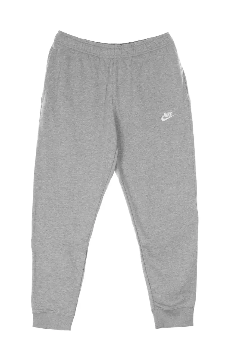 Pantalone Tuta Leggero Uomo Club Jogger Dk Grey Heather/matte Silver/white