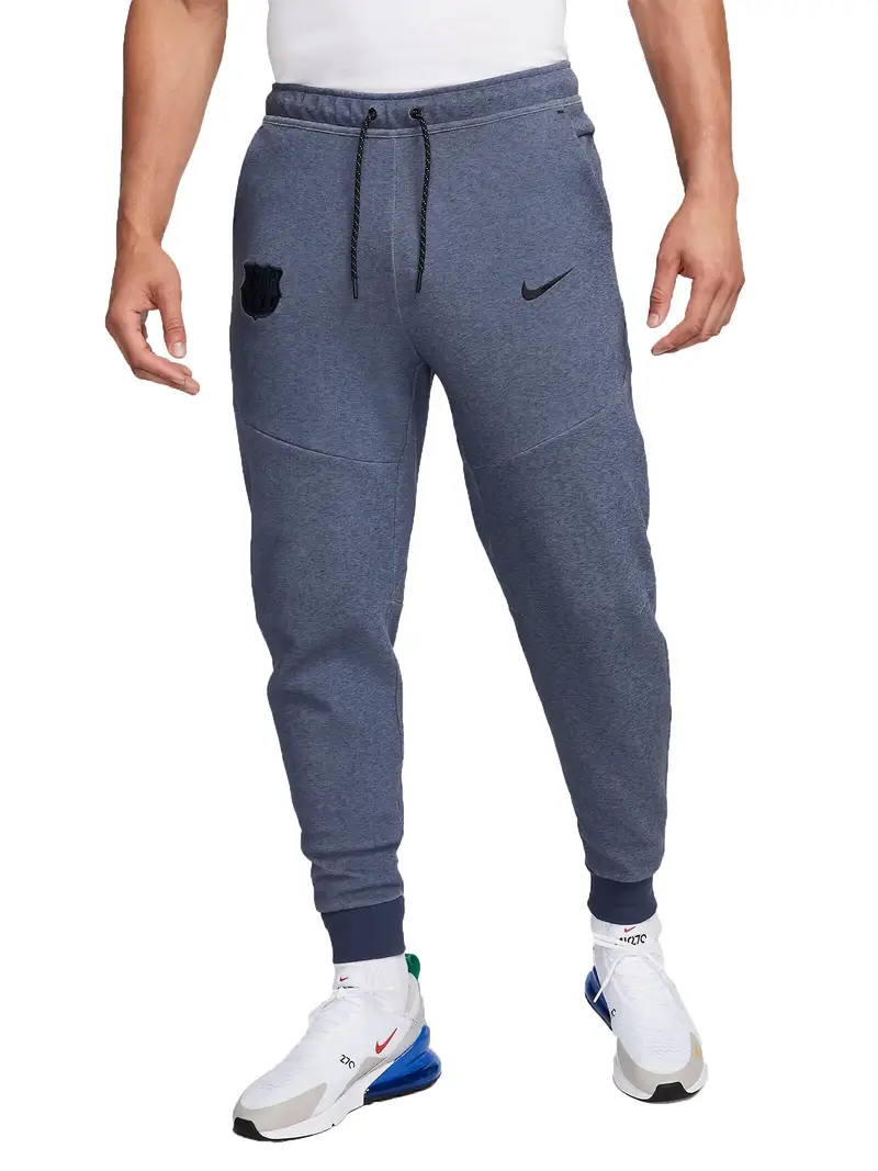 Pantalone uomo nike fc barcelona tech fleece | Nike Grigio