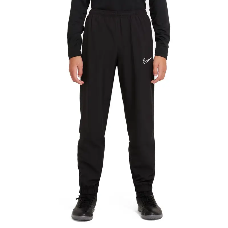 Pantaloni Allenamento Calcio Academy Dri-Fit Nero Bianco Ragazzo M
