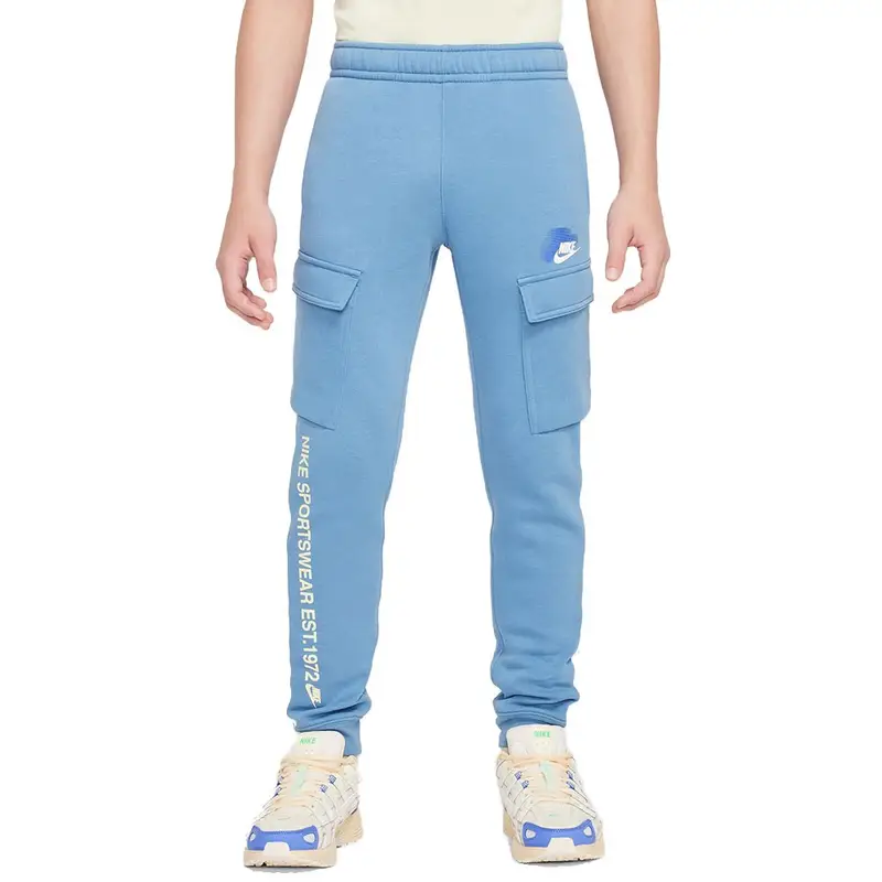 Pantaloni Cargo Azzurro Bambino L