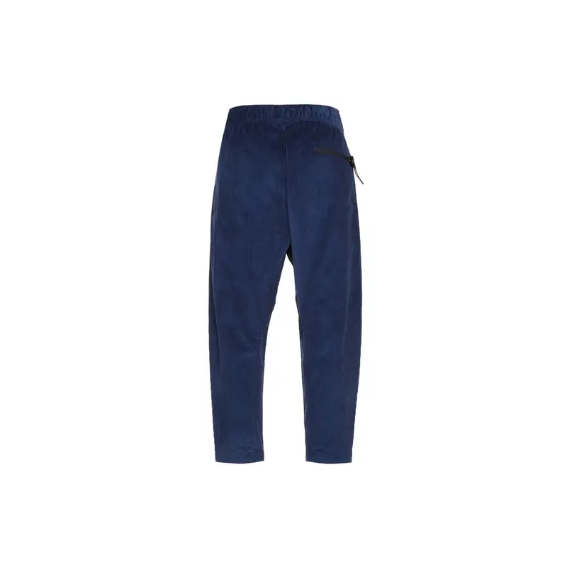 Pantaloni Casual Uomo Nike Velluto a Coste Affusolati Corti Blu Navy DO2324-410 S miniatura 3