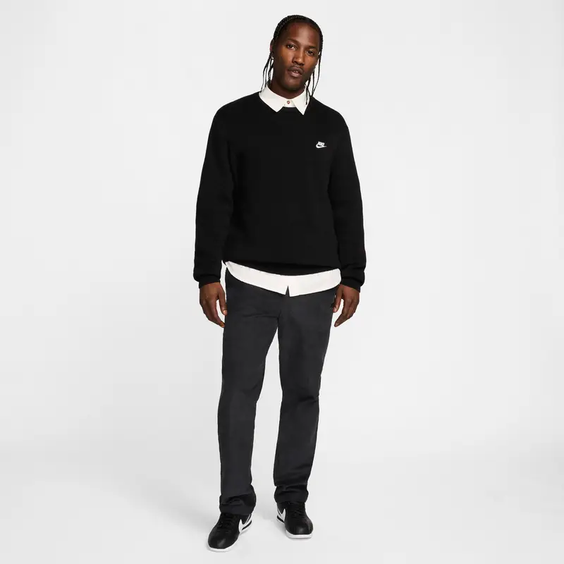 Pantaloni chino in velluto a coste Nike Club Noir