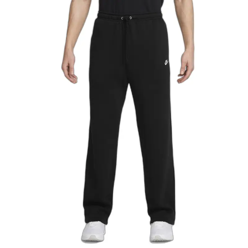 Pantaloni con cordini elastici in fleece Nike Noir