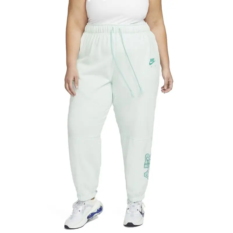 Pantaloni Con Polsino Air Azzurro Donna L