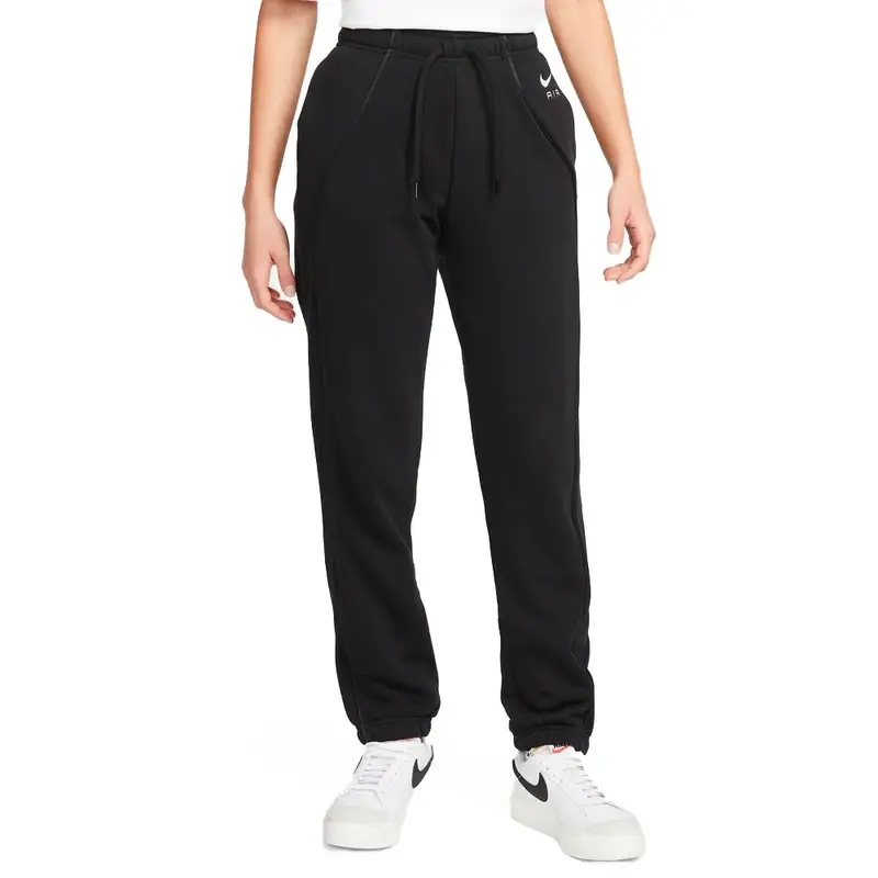 Pantaloni Con Polsino Air Nero Bianco Donna L