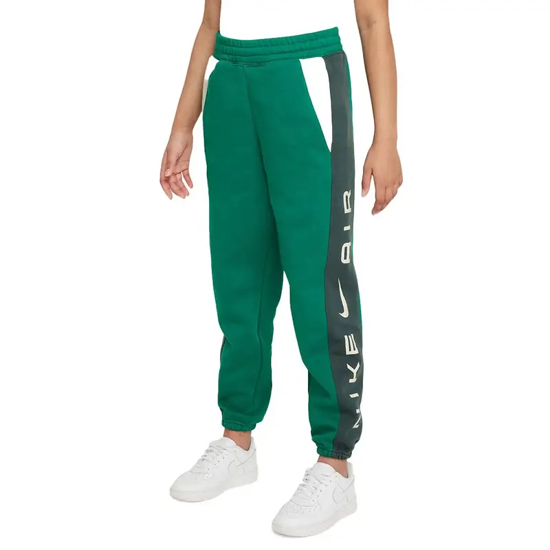 Pantaloni Con Polsino Air Verde Bambino M
