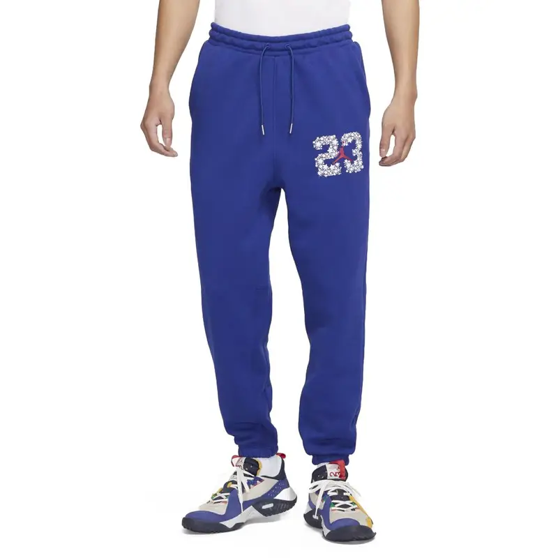 Pantaloni Con Polsino Logo 23 Jordan Blu Viola Uomo L