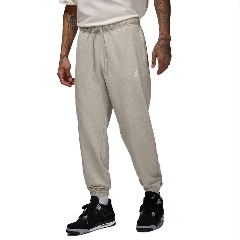 Pantaloni Con Polsino Logo Dri Fit Grigio Uomo L
