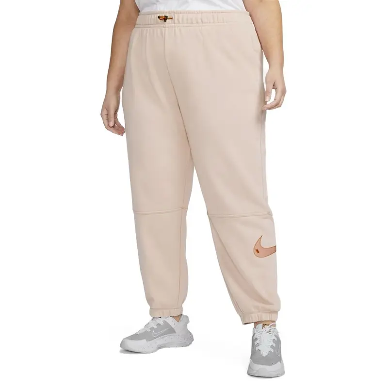 Pantaloni Con Polsino Swoosh Rosa Donna S