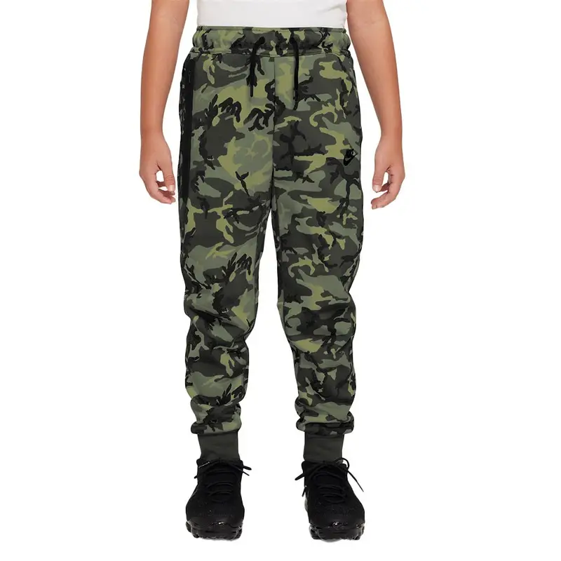Pantaloni Con Polsino Tech Fleece Camouflage Bambino L
