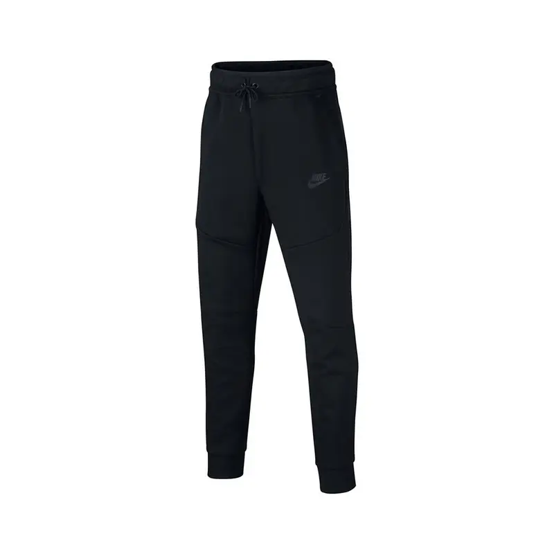 Pantaloni Con Polsino Tech Fleece Nero Bambino XS