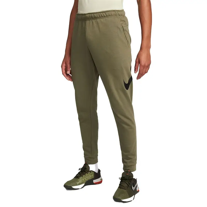 Pantaloni Con Polsino Train Dri Fit Verde Uomo XL