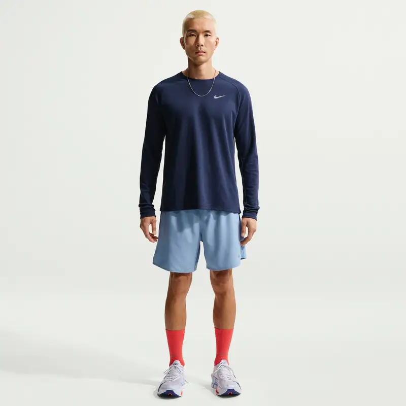 Pantaloni corti aderenti Nike Challenger Bleu