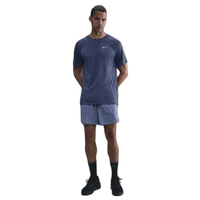 Pantaloni corti da allenamento con pantaloncini integrati Nike Dri-fit Gris