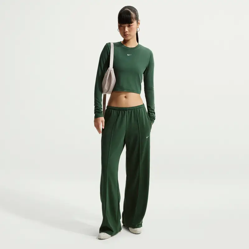 Pantaloni da allenamento da donna Nike French Terry Vert