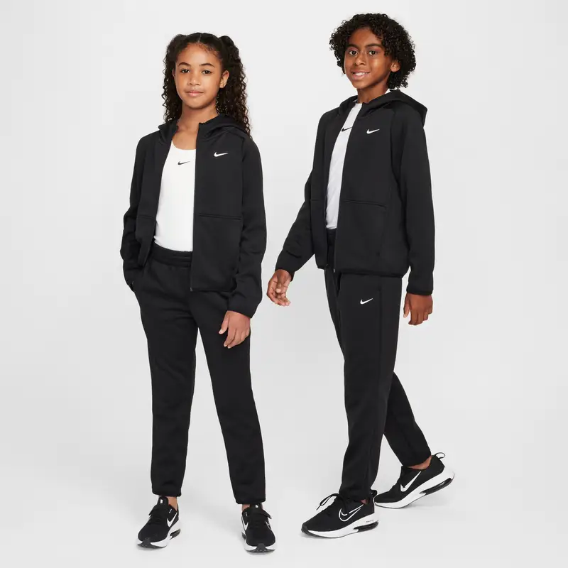 Pantaloni da allenamento per bambini Nike Therma-FIT Noir