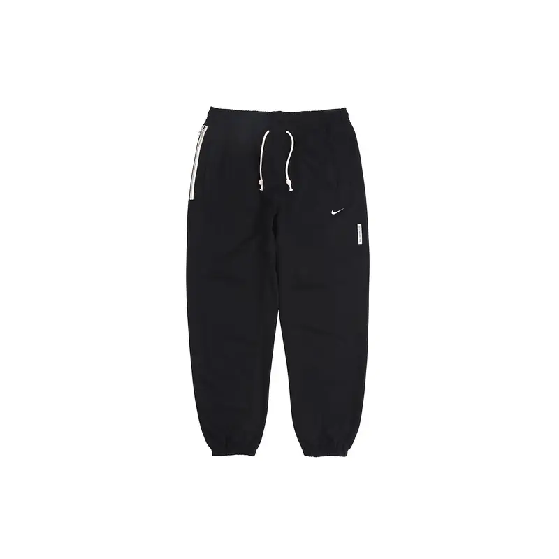 Pantaloni da basket casual sportivi Nike Dri-FIT Standard Issue a tinta unita con polsini Primavera Pantaloni da uomo Nero CK6366-010 XXL
