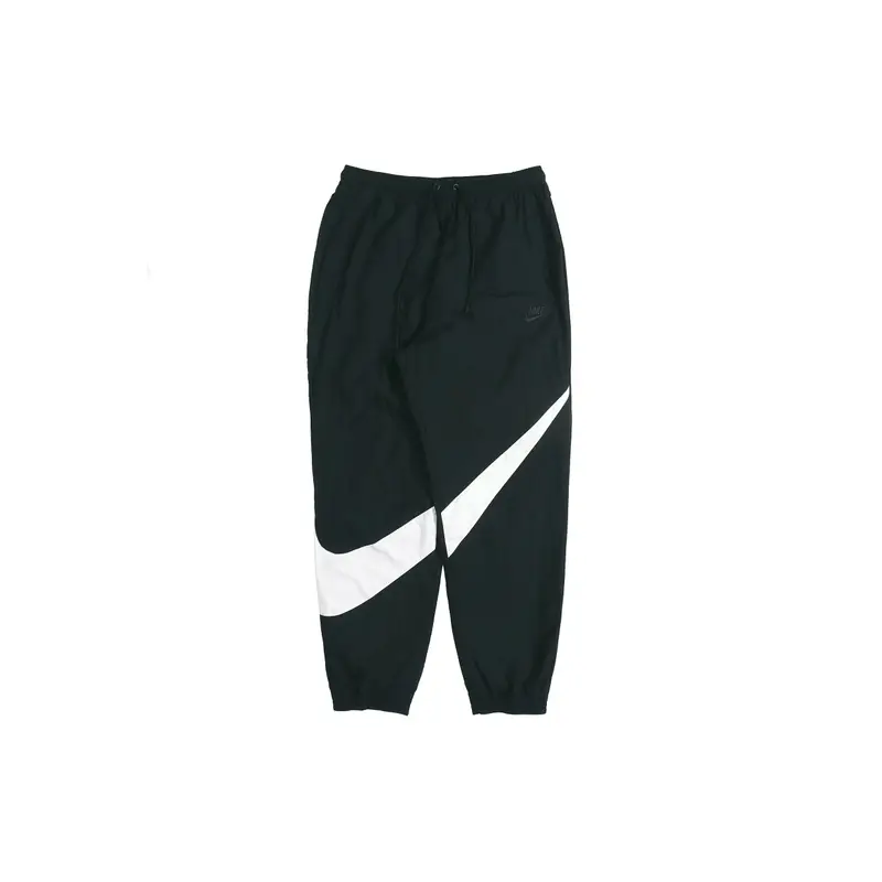 Pantaloni da jogging a maglia larga a vita media con grande Swoosh Uomo Pantaloni Nero AR9895-010 S