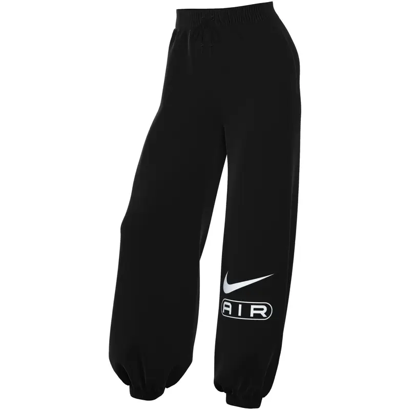 Pantaloni da jogging a vita media donna Nike Air Fleece Noir