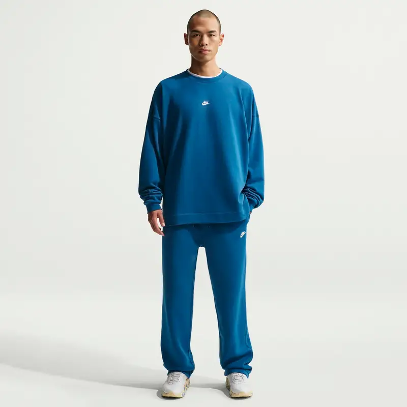 Pantaloni da jogging con orlo Nike Club Bleu