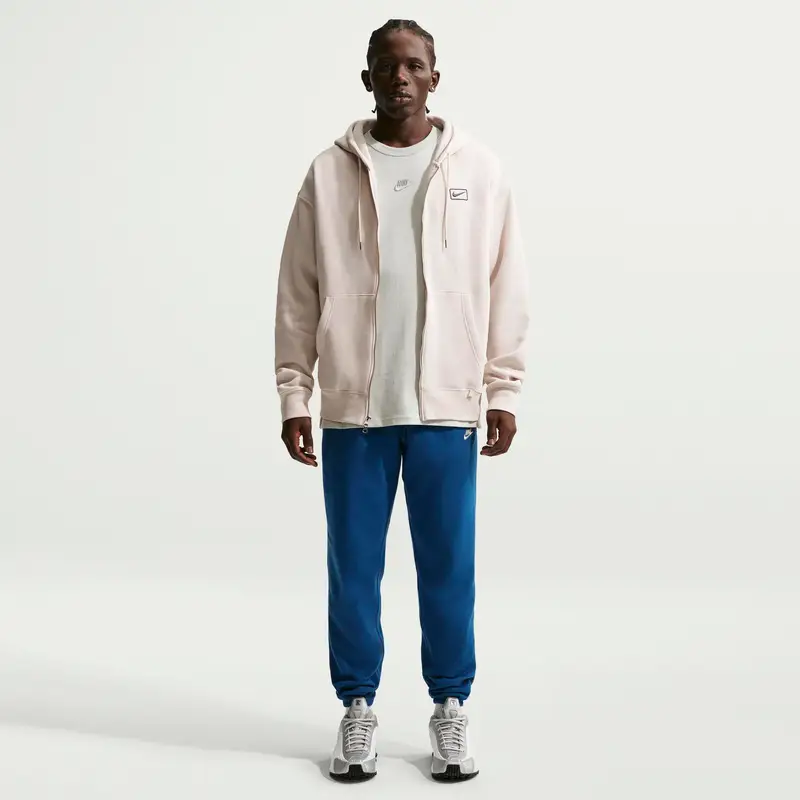 Pantaloni da jogging con risvolto Nike Club Bleu